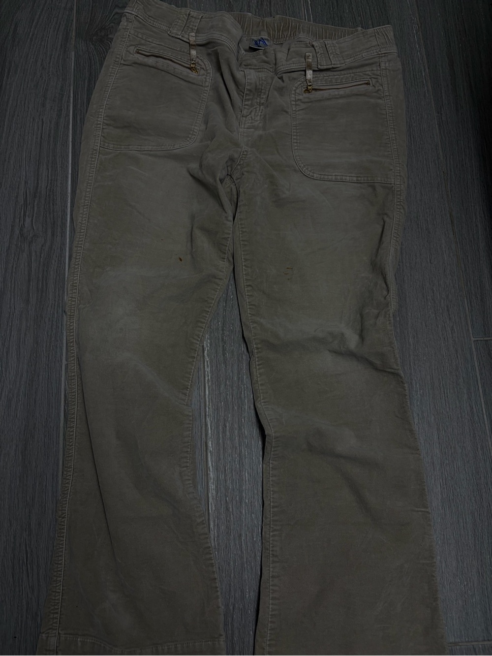 Motherhood tan bootcut pants
